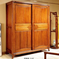 漢唐宮匠金絲柚木兩門(mén)推拉衣柜YG-1802#