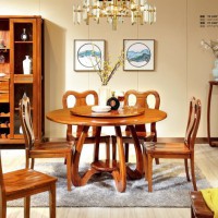 漢唐宮匠金絲柚木餐廳系列02