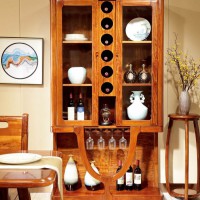 漢唐宮匠金絲柚木酒柜JG-1801#