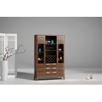 匯明創家藝致胡桃系列酒柜G929