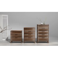匯明創家藝致胡桃系列三斗柜D315四斗柜D418五斗柜D521