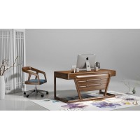 匯明創家藝致胡桃系列書椅A223書桌Z737