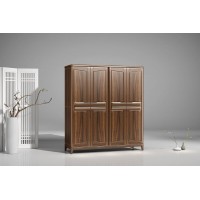 匯明創家藝致胡桃系列四門衣柜Y446
