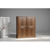 匯明創家藝致胡桃系列趟門衣柜Y115