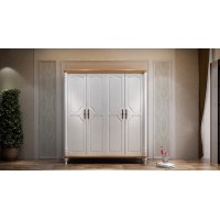 匯明創家莉爾索菲系列四門衣柜Y442