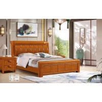 輝煌祥瑞橡膠木大床1325#