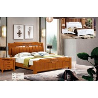 輝煌祥瑞橡膠木大床1322#