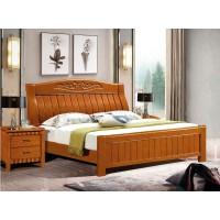 輝煌祥瑞橡膠木大床1607#