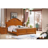 輝煌祥瑞橡膠木大床1620#