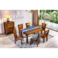 佐霖家具金絲柚木餐廳系列01