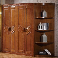 康龍美藝胡桃色衣柜6303#