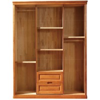 康龍美藝6608#四門推拉衣柜內部結構