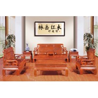 林岳紅木六合同春沙發(fā)