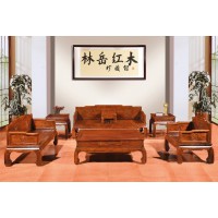 林岳紅木明式羅漢沙發(fā)