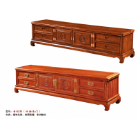 林岳紅木紅木電視柜（四抽兩門）