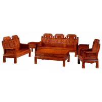 贛藝紅木沙發(fā)小如意(123六件套)SF-09