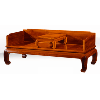 贛藝紅木三圍板羅漢床C-01