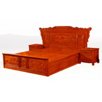 贛藝紅木郎才女貌大床DC-06