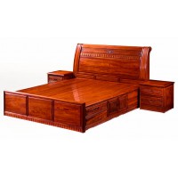 贛藝紅木明式大床DC-08