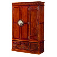 贛藝紅木三門衣柜G-08