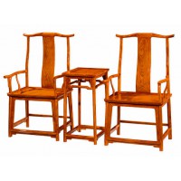 贛藝紅木平頭四出頭椅(三件套)Y-02