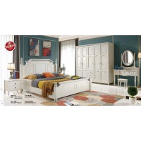 康龍美藝橡木壓紋臥室套房家具02