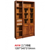天倫雅樂胡桃木A01#三門書柜