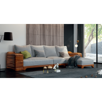 金奧藍(lán)家具德式胡桃木轉(zhuǎn)角沙發(fā)K102#