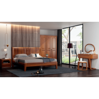 金奧藍家具德式胡桃木臥室系列01