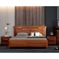 金奧藍家具德式胡桃木床W106#