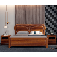 金奧藍家具德式胡桃木床W102#