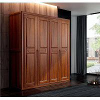 金奧藍家具德式胡桃木四門衣柜W501#