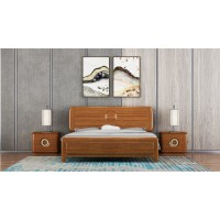 水木烏金中式臥室01