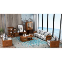 采木園水木烏金中式客廳03