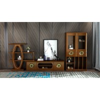 采木園水木烏金中式客廳單獨組合柜02