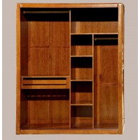 春然紅橡衣柜202#內部結構