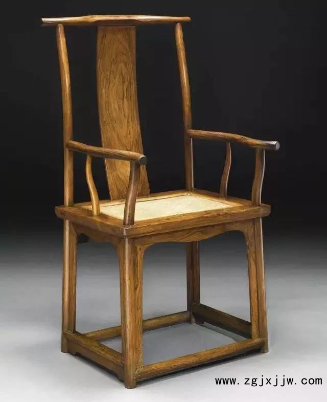 清早期 黃花梨四出頭官帽椅