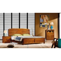 誰最美新德式金絲檀木大床8115#