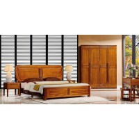 誰最美新德式金絲檀木大床8110#