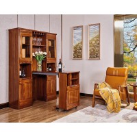 誰最美新德式金絲檀木酒柜8322#