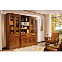 誰最美新德式金絲檀木兩門書柜8201#、8202#