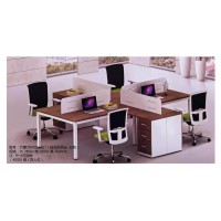 高騰家具方管四人位(組合職員臺、白色)