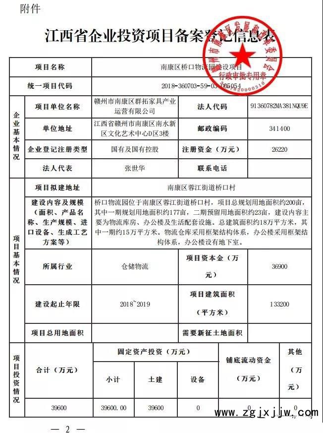 占地320畝,南康將新建兩個物流園4