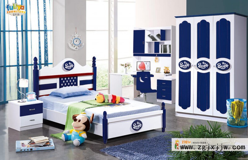 富利雅青少年小美韓式套房2701#(啞光白+寶藍色)