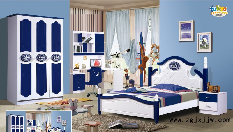 富利雅青少年小美韓式套房2708#(啞光白+寶藍(lán)）