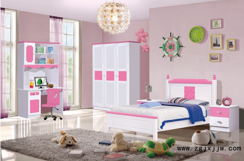 富利雅青少年小美韓式套房8813#(啞光白+粉紅色)