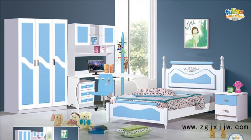 青少年小美韓式套房A1066#啞光(天藍)