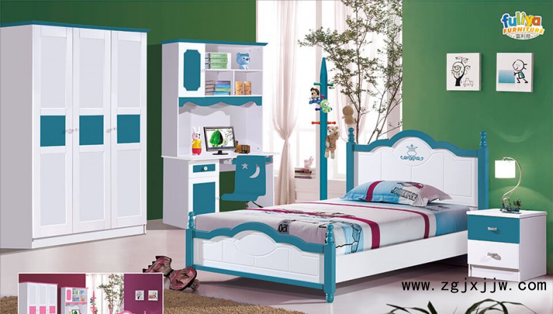 富利雅青少年小美韓式套房A1093#(啞光白+珍珠藍)