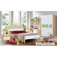 富利雅青少年北歐實(shí)木套房8901#(啞光白+墨綠色)