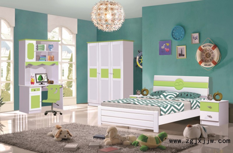 富利雅青少年彩色實木套房201#（淺綠色)